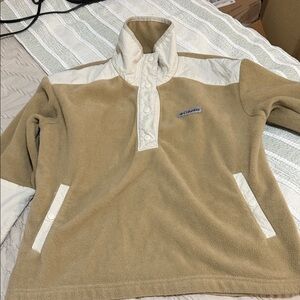 Carhartt Beige and Off-White Fleece Jacket